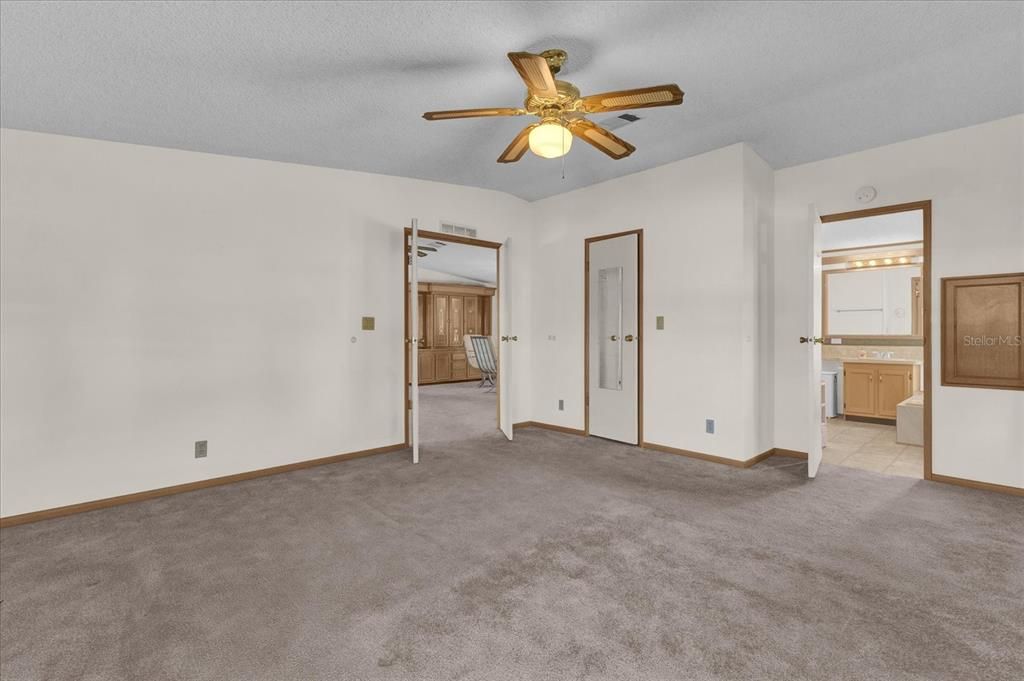 Main Bedroom with EnSuite, Double Entry Doors and Large Walk-in Closet