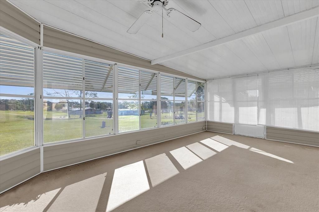 Covered Porch with MORE GOLF VIEWS without furnishingsSee previous picture to get prospective of your furniture placement options