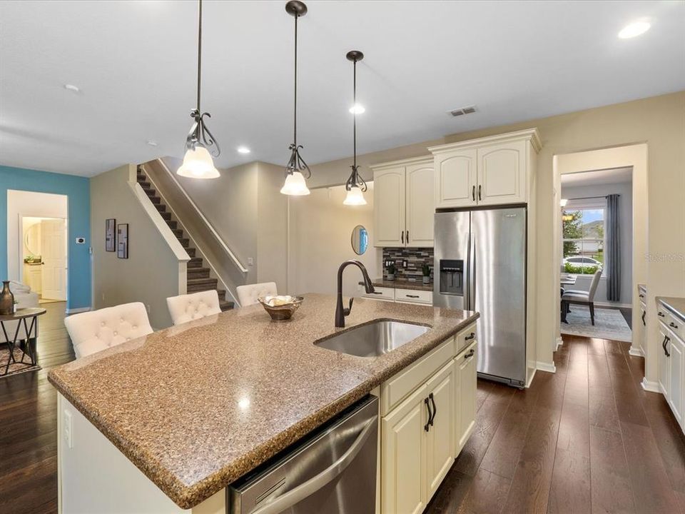 kitchen entertaining area