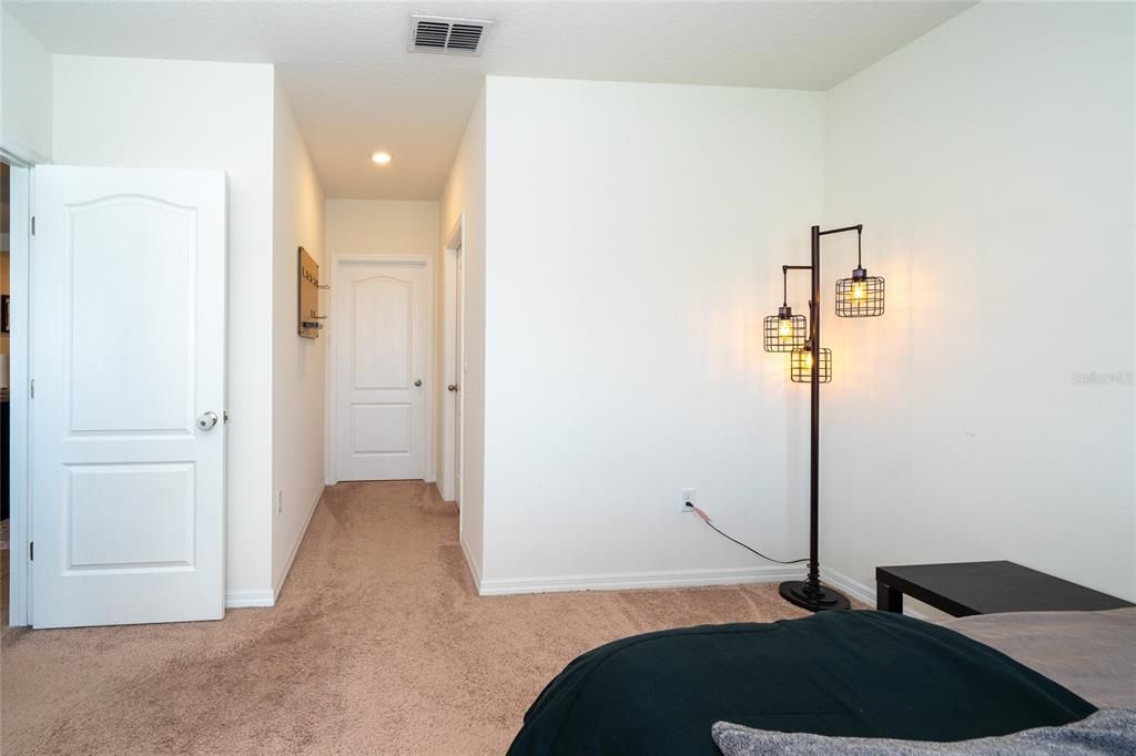 Walk way to Ensuite and Closet in Master Bedroom