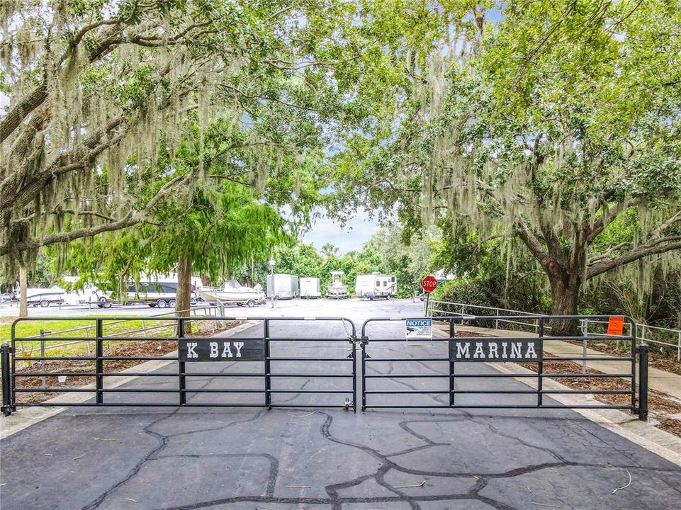 Community boat slip and Rv Storage