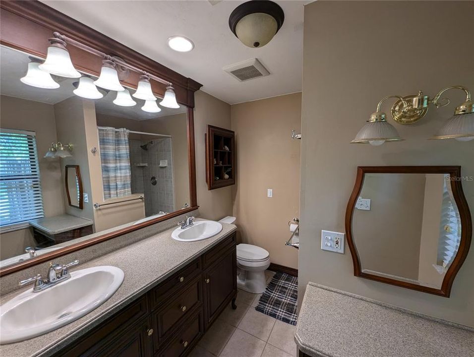 Dual sinks in Primary bathroom