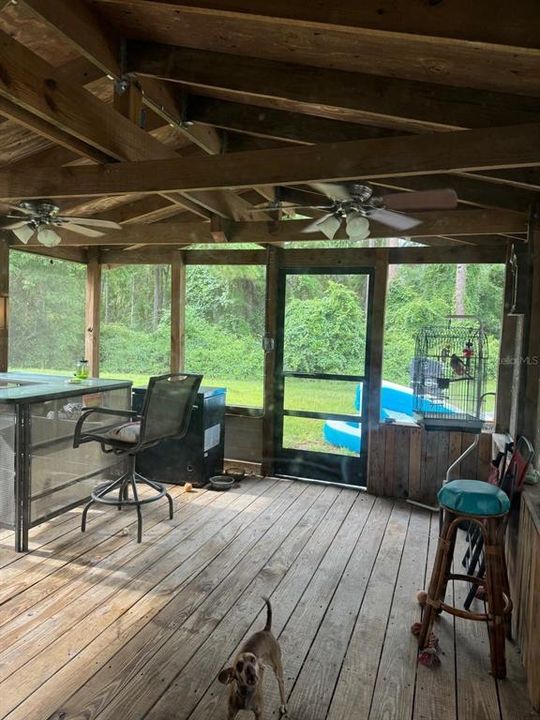 Back Screened Porch