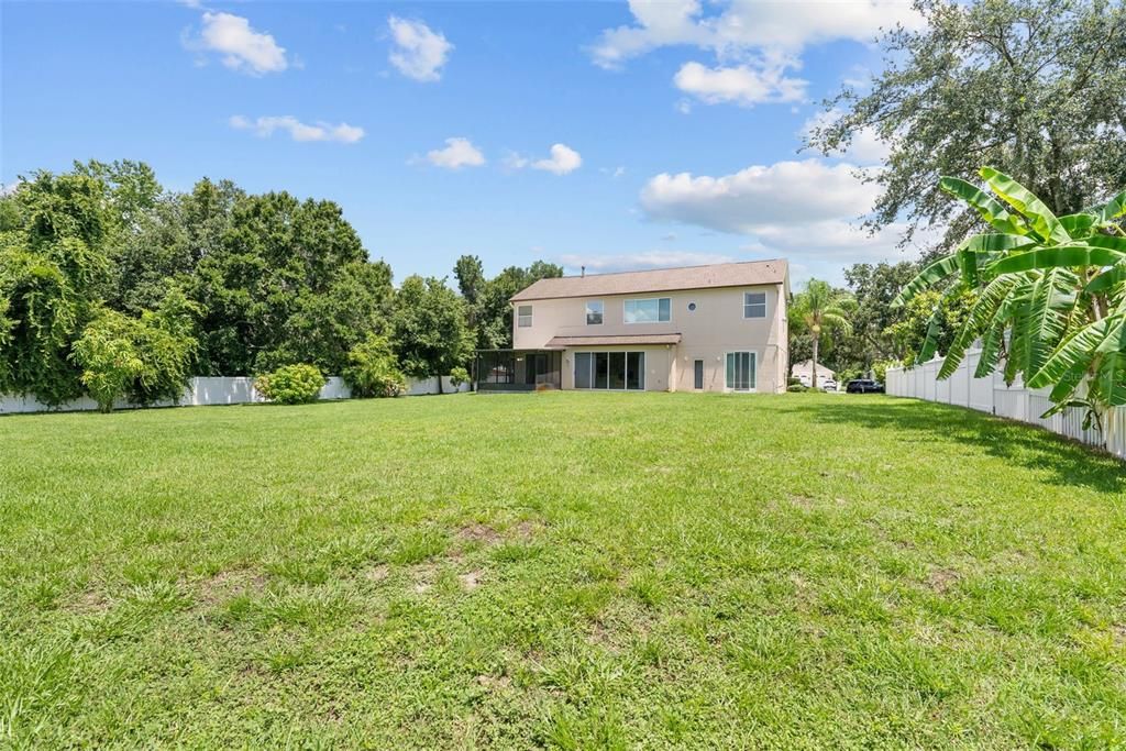 Rear Elevation from Pond