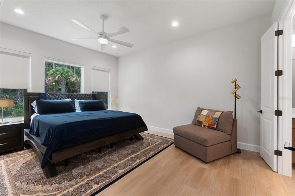 Master Bedroom Suite w/Wood Plank Tile Floors