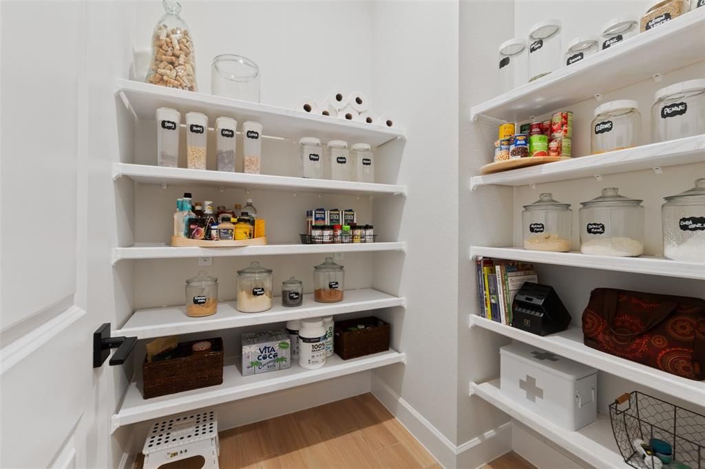 Walk-in Pantry w/Built-ins