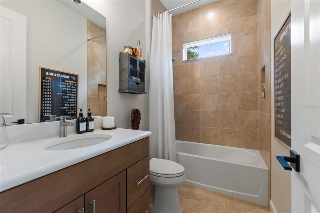 3rd Full Bathroom w/Tub & Shower Combo