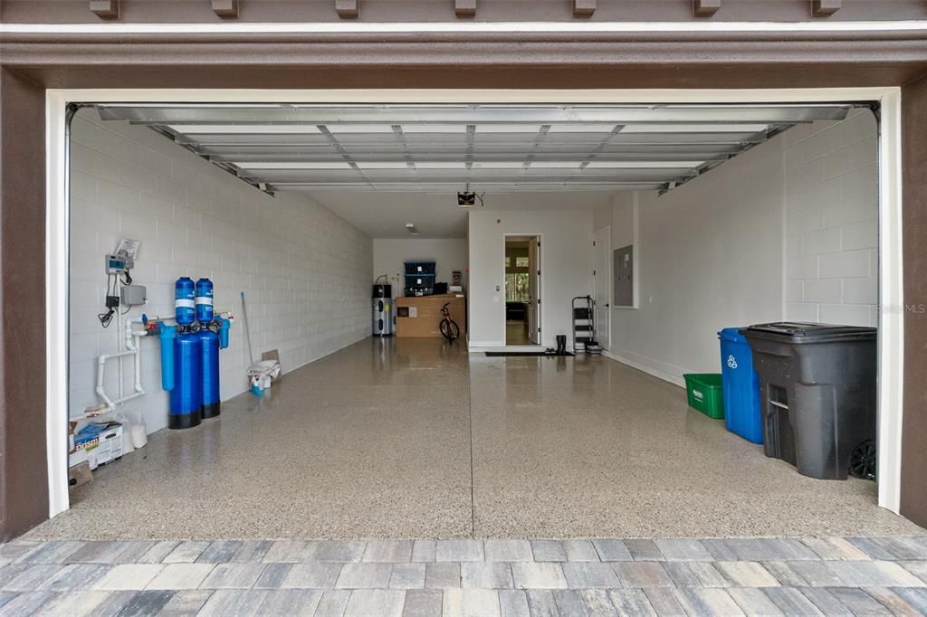 Garage w/Epoxy Flooring