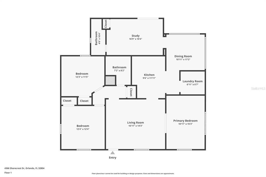 Floorplan 4366 Shorecrest Dr