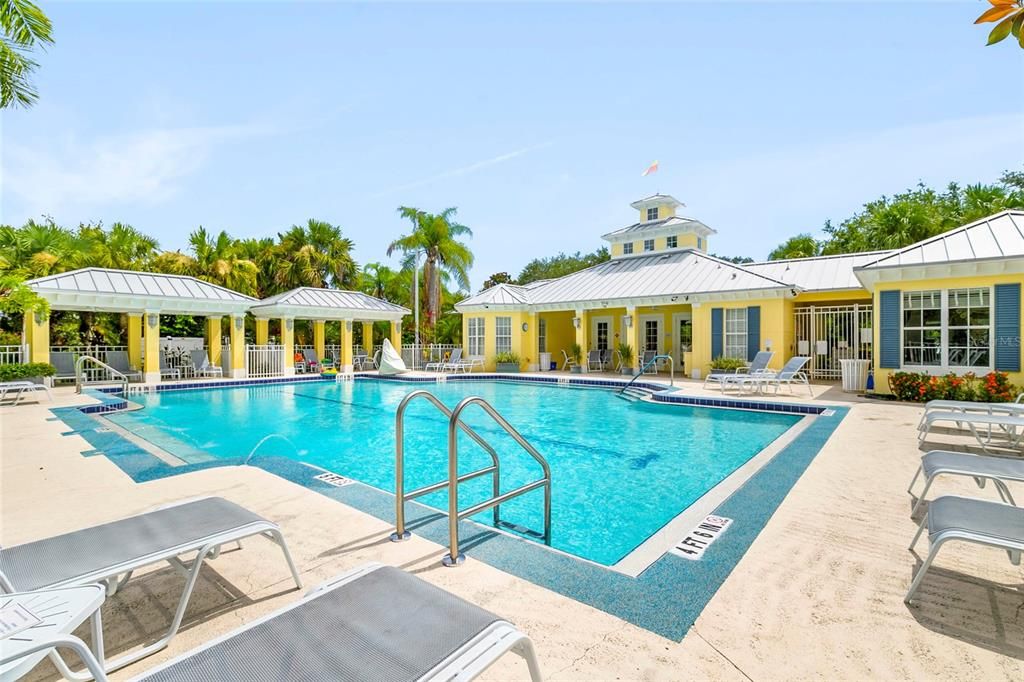 Cabanas and new pool furniture