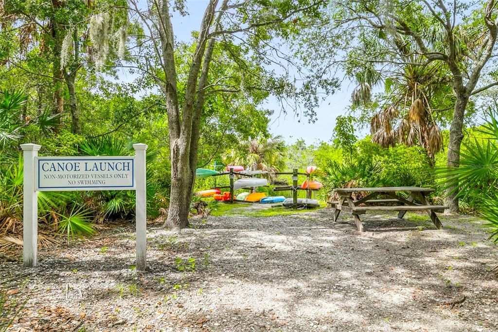 Canoe and Kayak launch