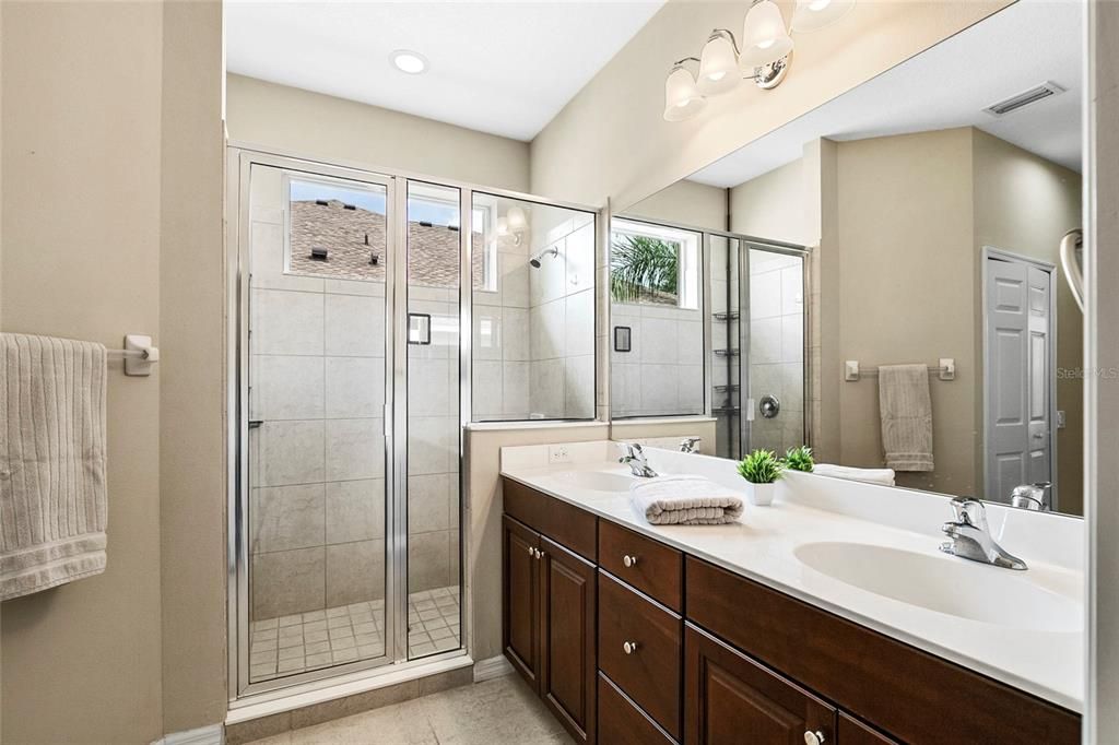 Primary Bath with walk-in shower