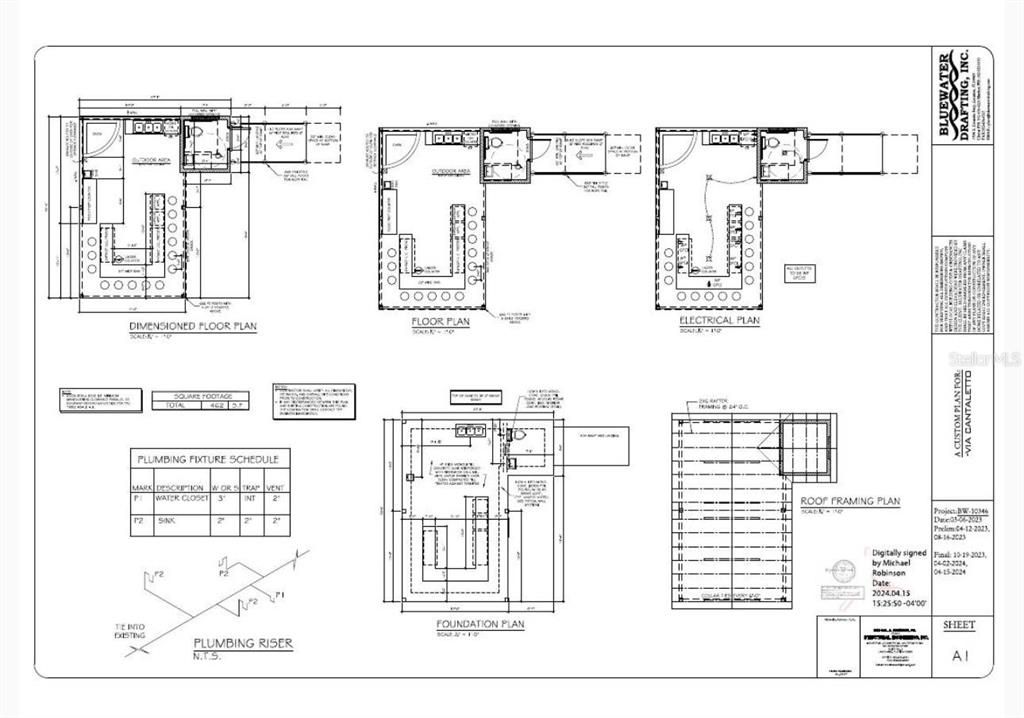 Pre-Approved Stamped Plans for Outdoor Bar & Kitchen