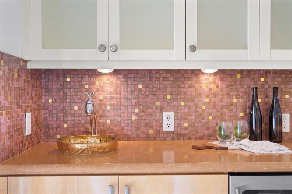 Wet Bar with Sink & Wine Fridge