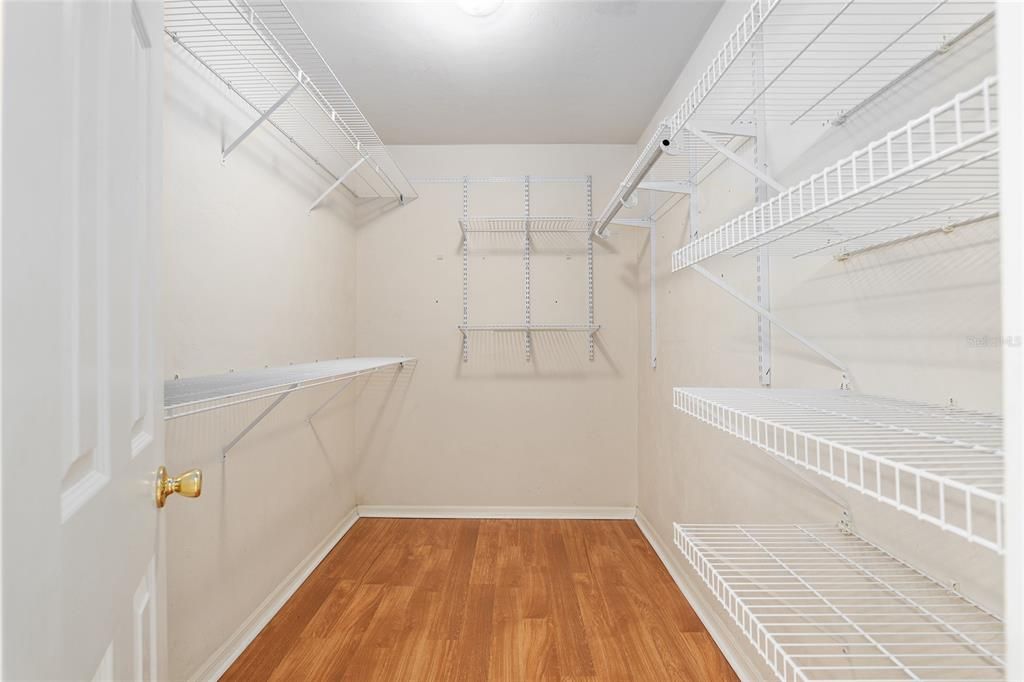 Large Master Walk-in closet