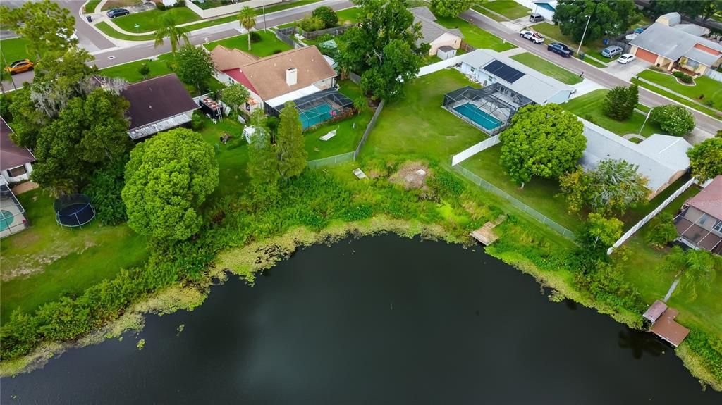 Property line extends into the pond - launch a kayak for fun!