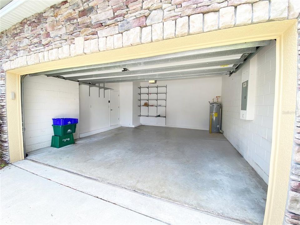 Two car garage