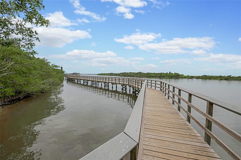 Fishing Boardwalk at Seabridge Riverfront Park