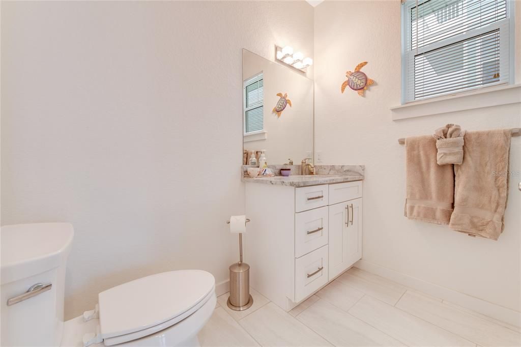 Guest Bathroom near entrance from Garage