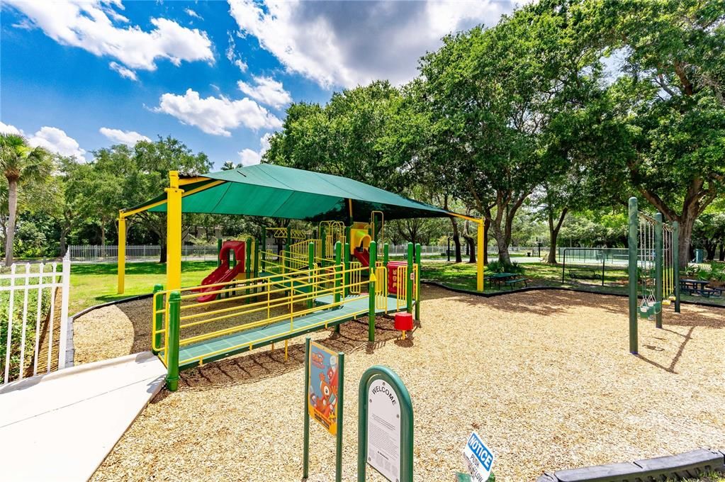 community playground area.