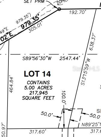 待售: $132,500 (5.00 acres)