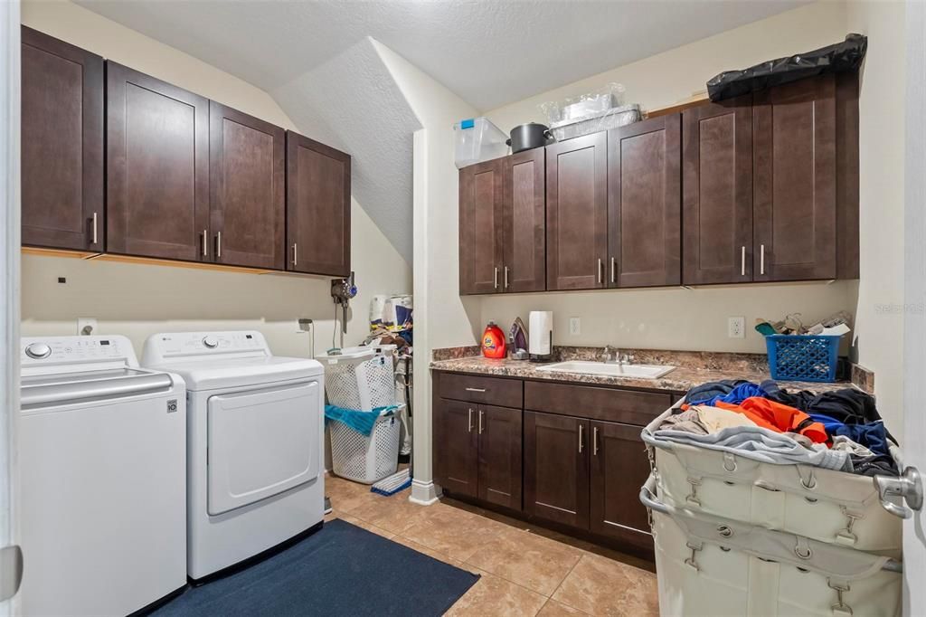 Laundry room.