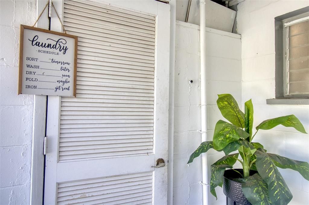 Laundry Room (Washer & Dryer Included)