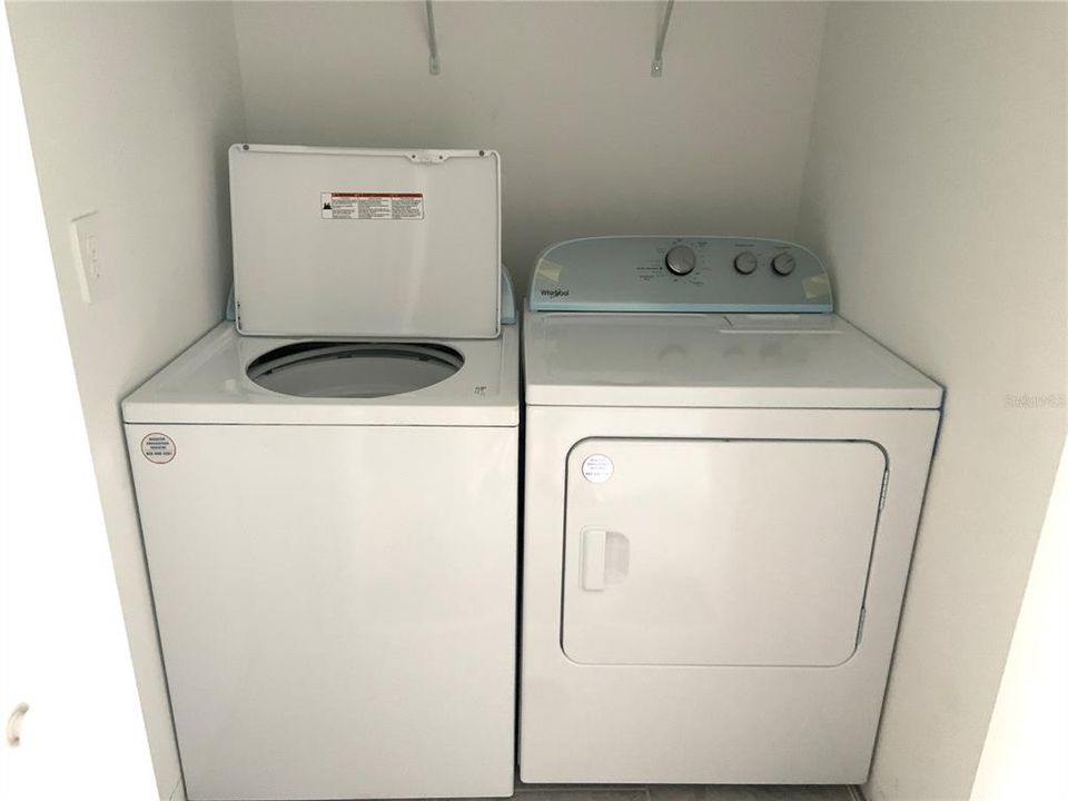 New washer and dryer