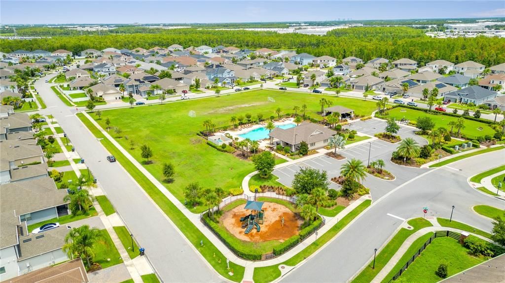 Community Playground and Pool