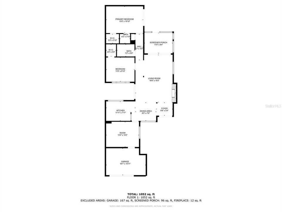 For Sale: $209,997 (2 beds, 1 baths, 963 Square Feet)