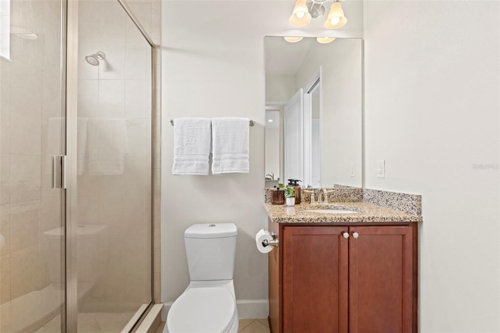 Above Garage Apartment Bathroom with Shower Stall