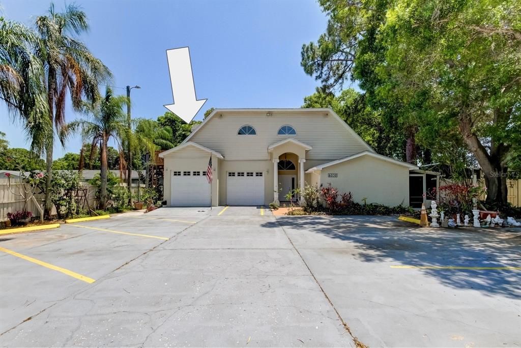 Detached apartment on East side of home