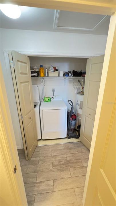 Laundry closet