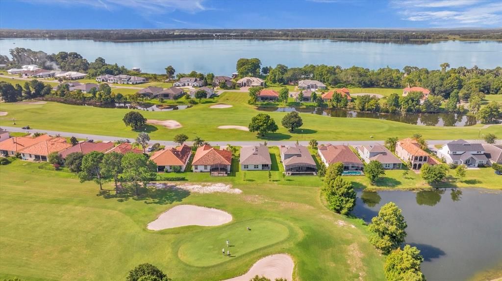 BACK golf course view of the house