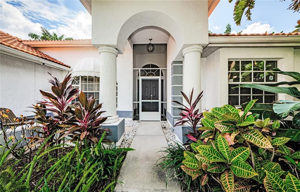 Lush Mature Landscaping - Front of House