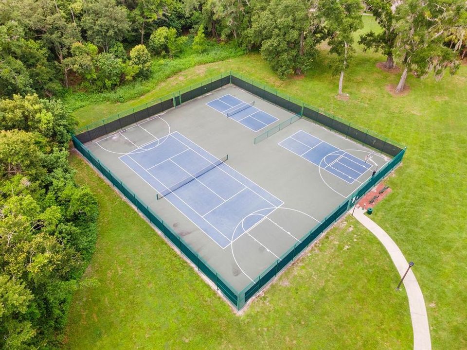 Racketball/Basketball court