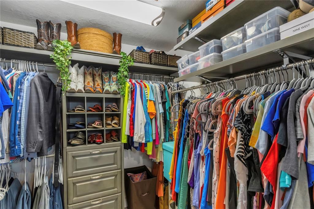 Primary Custom Walk-in Closet