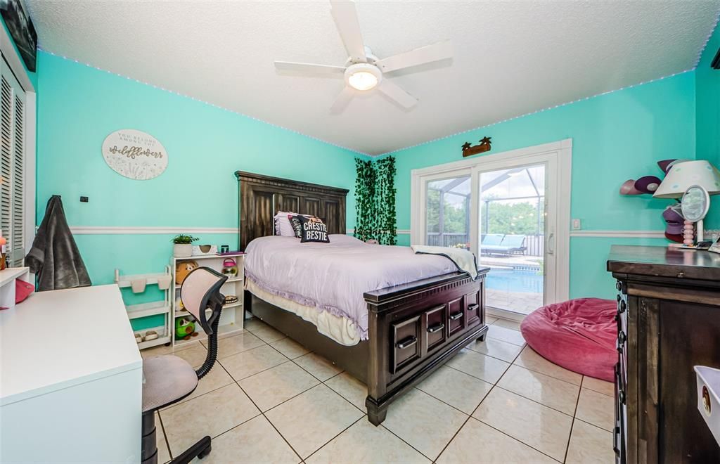 4th Bedroom w/ pool access and newer French Doors!