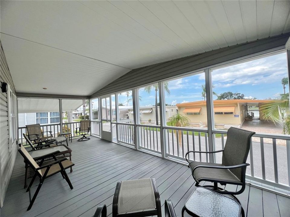 Front screen enclosed porch