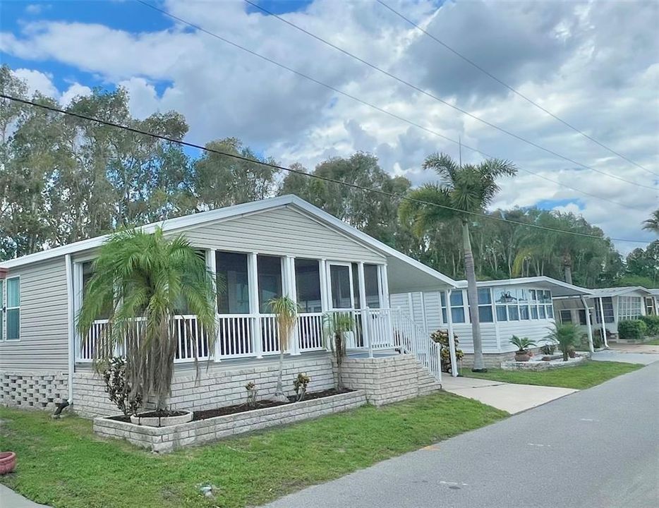 Front northeast side of home