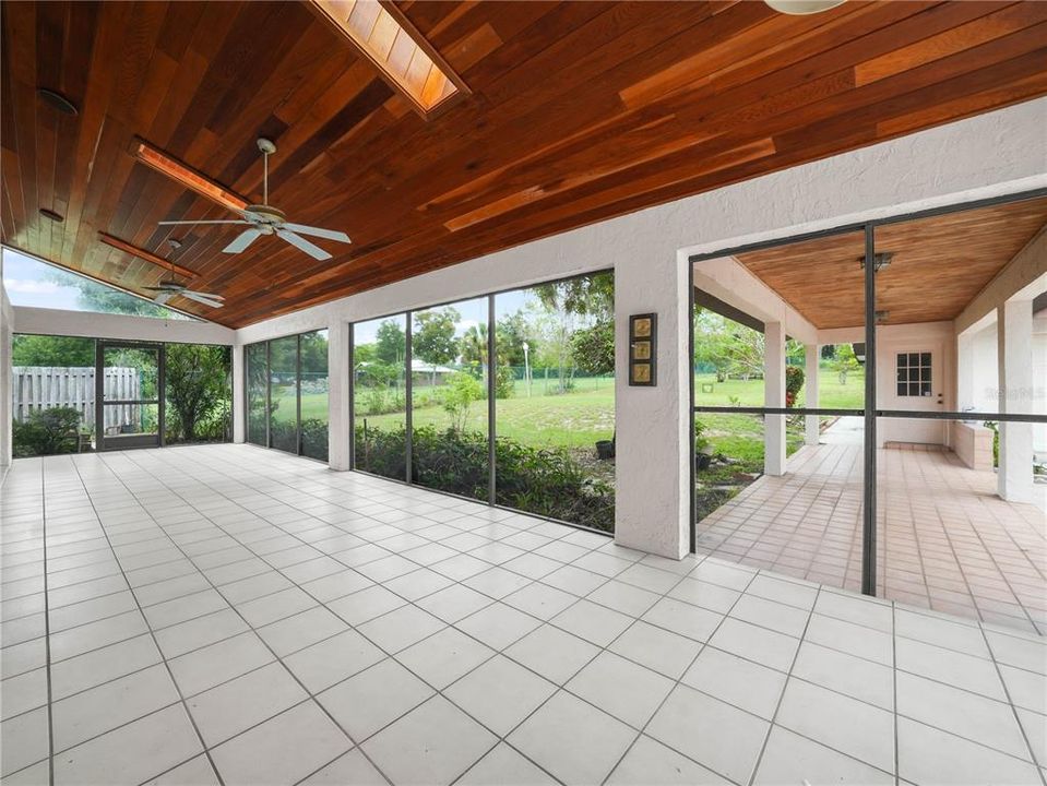 Back Patio and Breezeway to garage