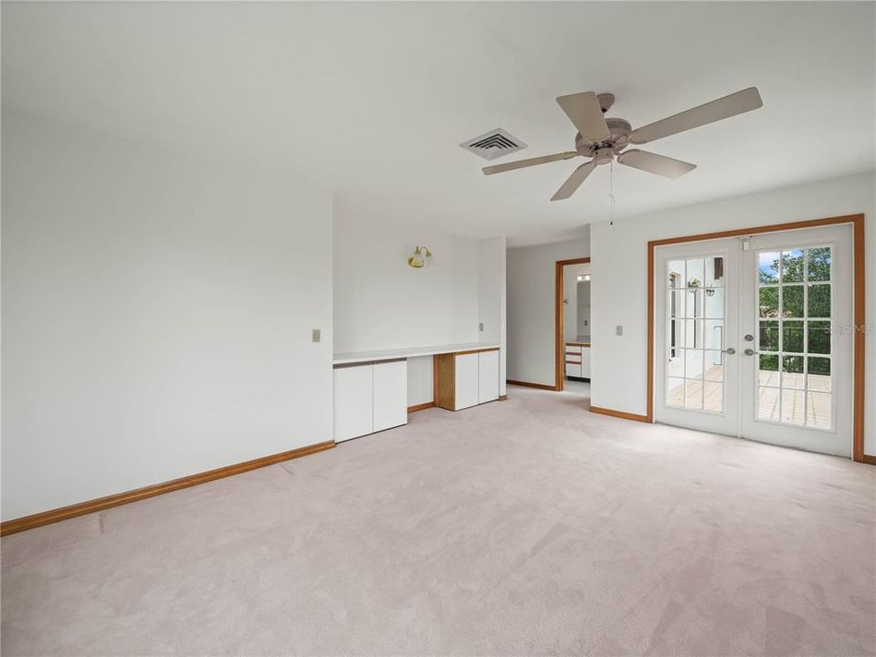 Upstairs Bedroom 3 with access to Front Patio