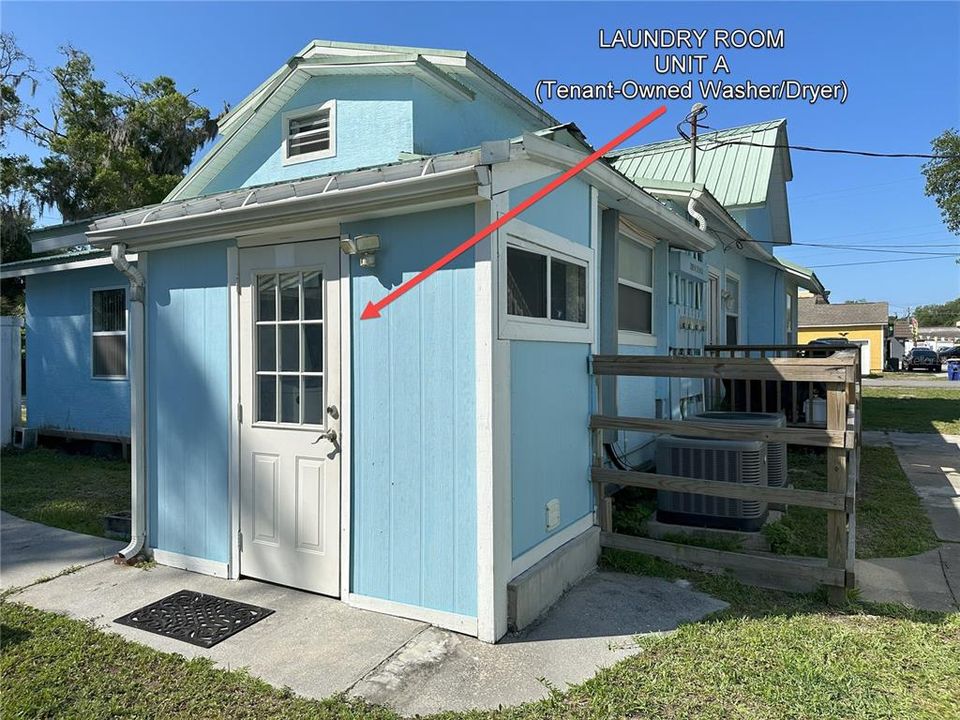 300 N Church Street Unit A Laundry Room (Tenant-Owner Washer/Dryer)