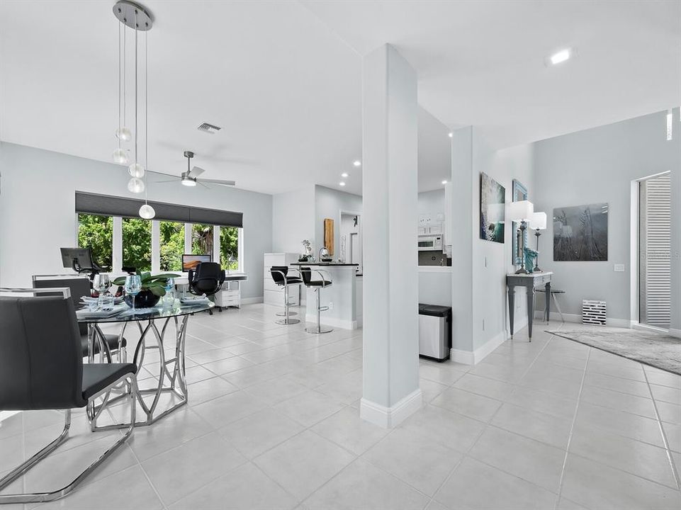 Kitchen and Foyer