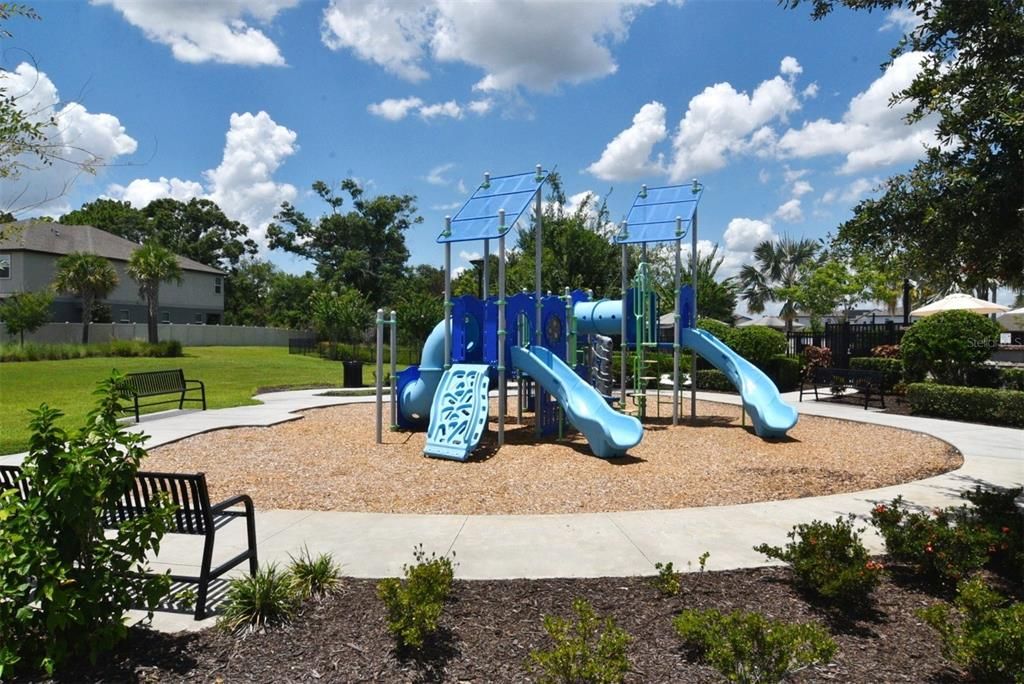 Playground adjacent to community center