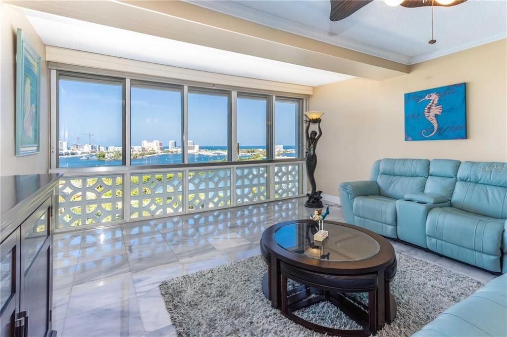 LIVING ROOM WITH STELLAR VIEWS