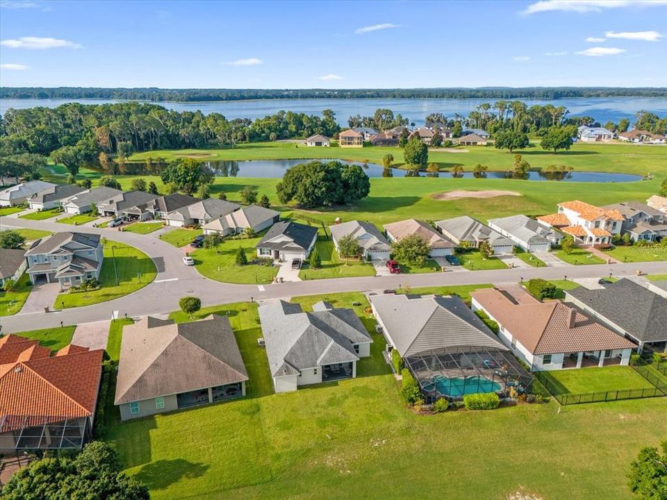 Back of home with Lake Beauclair in view