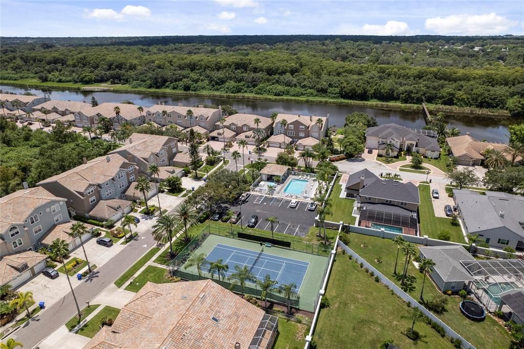 Community Pool & Tennis Court