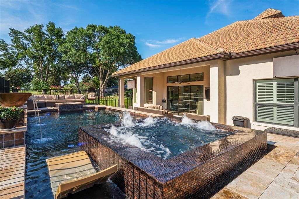 See yourself relaxing in this Custom Hot Tub.