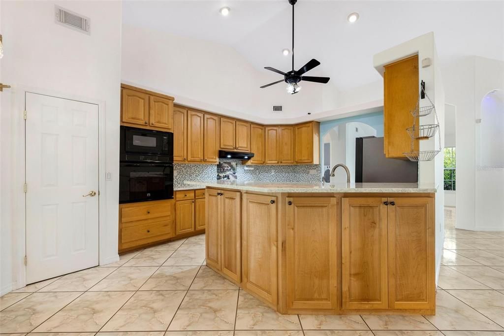 Kitchen view from breakfast nook